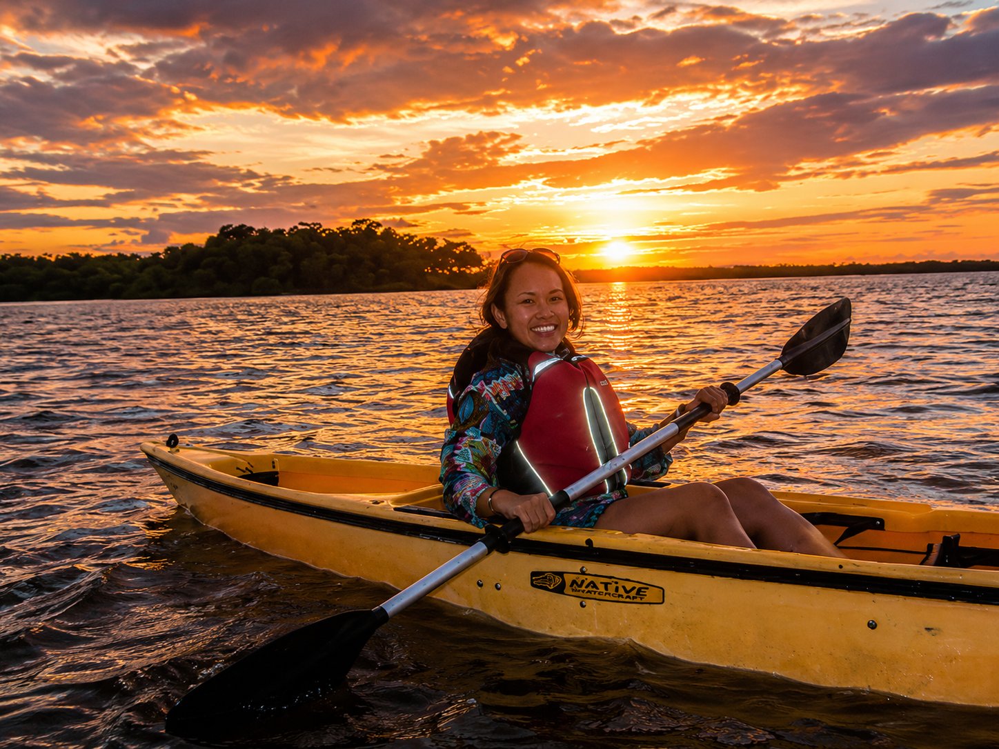 Kayak Barrier Island